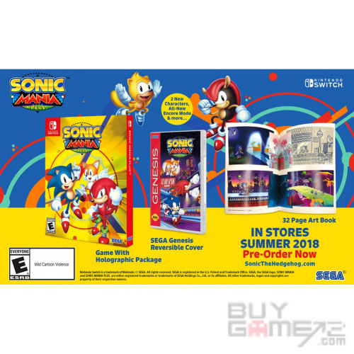 NS) Sonic Mania Plus US Special version