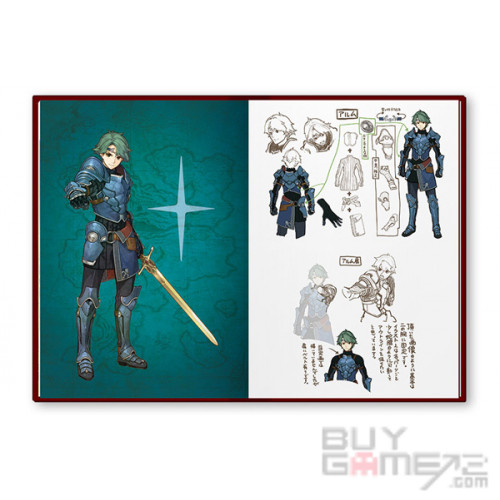 (Booklet) Fire Emblem Echoes Shadows of Valentia Limited Gallery Book